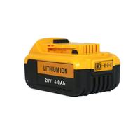 4.0Ah batterie au lithium Dewalt 20V de remplacement de 20 volts 18V maximum DCB206 DCB204 DCB200 DCB180
