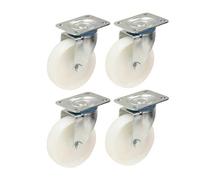 4-125mm 5" inch nylon castors - heavy duty swivel castor set 170kg each
