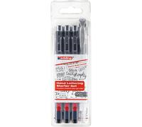 [4-1800-2185-4] edding Kit de démarrage handlettering Etui de 4 Assorti