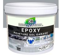 DB Rénovation Peinture Résine Epoxy sol béton Garage, parking - Gris fenêtre 4,5KG Prêt à l'emploi - Trafic intense - Etanche