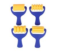 4/5 pièces Ensemble de pinceaux en Mousse pinceaux éponge pour Peinture Acrylique, Teinture, Vernis projets d ' Artisanat de Bricolage, Fournitures d ' Art éponges de Peinture pour Formes d '