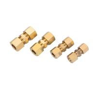 4 6 8 10 12 15-42mm 3/16" 1/4" 5/16" 3/8" 1/2" Tube Union de Compression Tuyau en Laiton