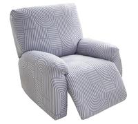 4/6/8 Pièce Housse De Fauteuil Inclinable, Doux Antidérapante Housse Fauteuil Relax Electrique 1/2/3 Places, Spandex Housse De Canapé Fauteuil Protege de Meubles Lavable ( Color : #9 , Size : 1 seat (
