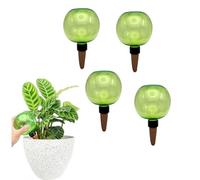 4/6/8 Pièces Boules D'Irrigation pour Plant, Globes D'Arrosage de Plant 500ml, Dispositif D'Arrosage Automatique, Pieux D'arrosage des Plant pour Plantes d'intérieur, Jardin et Balcon (6, Vert)
