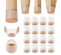4/8/16/24/36PCS Protecteurs de pieds de chaise, patins de meubles pour sols en bois dur, glisseurs de meubles pour pieds de chaise, capuchons de pieds de chaise en silicone givré, protègent les sols d