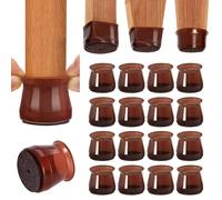 4/8/16/24 pièces Protecteurs de pieds de chaise, convient pour les sols en bois dur, patins de meubles, glisseurs de pieds de chaise, capuchons de pieds de chaise en silicone, préviennent les rayures