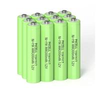4/8/16/30PC PKCELL NiMH AA 600mAh 1.2V batterie Rechargeable Batteries rechargeables préchargées pour lampes solaires, lumières solaires 30PC AA 600MAH