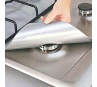 4/8 pièces Tapis anti-salissure et anti-huile pour cuisinière à gaz, tapis de nettoyage lavable, protège-brûleur, tapis résistant à la saleté et à la chaleur, convient pour les cuisinières à gaz domes