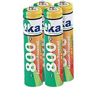 TKA 4 accus AAA TKA Hybrides Nimh - 800 mAh