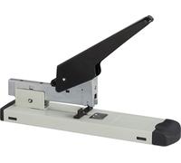 4 agrafeuses professionnelles, capacité de 100 feuilles, pour agrafes 24/6, profondeur d'agrafage jusqu'à 70 mm, grande agrafeuse de bureau, grise