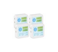 : 4 appareils de mesure COVT/CO2 avec horloge et thermomètre