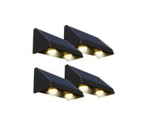 4 Appliques murales solaires KYLA H6cm