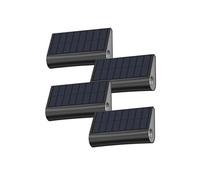 Lumisky Lampes Murales Solaires LED TWILY – 100 lm, Étanche, Autonome – Lot de 4, Blanc