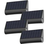 Lumisky Lampes Murales Solaires LED TWILY – 100 lm, Étanche, Autonome – Lot de 4, Blanc