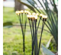 4 balise solaire 10 boules lyra h73cm