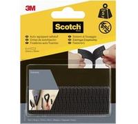 4 bandes auto-agrippantes noir SCOTCH L.7.6 x l.25 mm Noir G