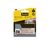 4 bandes auto-agrippantes transparent SCOTCH L.7.6 x l.25 mm