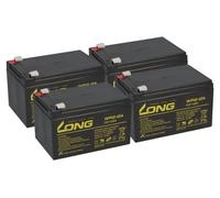 4 batteries Kung Long WP12-12 12V 12Ah – ensemble de batteries 48V pour SXT 1000 XL
