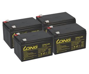 4 batteries Kung Long WP12-12 12V 12Ah – ensemble de batteries 48V pour SXT 1000 XL