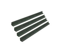 4 Bordures de Jardin 1,2 m Caoutchouc Vert Flexible 4,8 m Jardin Parterre
