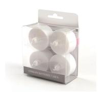 4 bougies LED longue durée - 100 h