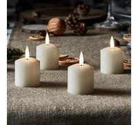 4 Bougies Votives TruGlow® avec Télécommande