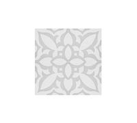 4 Carreaux de ciment veritable 0,16m2 /Carreaux de ciment artisanaux pour sol et mur coloris gris - l.20 x L.20 cm - -