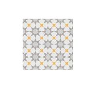 4 Carreaux de ciment veritable 0,16m2 / Carreaux de ciment artisanaux pour sol et mur Multicolore - l.20 x L.20 cm - -