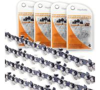 4 chaînes de tronçonneuse 35 cm 1/4" 1,1 mm 72TG compatible avec Stihl MSA 140 C-B 160 190T 200 36700000072