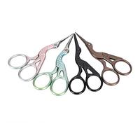 4 ciseaux de couture rétro, ciseaux de tailleur de 3,5 pouces pour la couture et les travaux manuels, ciseaux à tissu et à fil à manche ergonomique au design vintage, idéaux pour