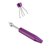 4 Claw Pick Up Tool Stainless Steel Gem Grabber(G) | Secure 4-claw grip, pour ideal for gems and beads, stainless steel build, knurled handle for control