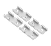 4 Connecteurs d’Intersection pour Rail en T - Aluminium, pour Guides de Coupe et Travail du Bois