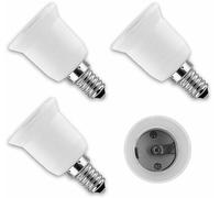 4 convertisseurs de douilles - Culot E14 vers ampoule E27 - Lunartec