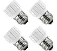 Lunartec - 4 convertisseurs de douilles culot E27 vers ampoule GU10