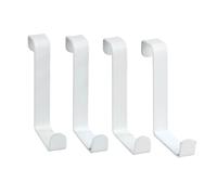 Wenko - 4 Crochets accroche-serviettes de porte Celano - Blanc - Celano Blanc G