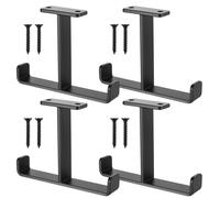 4 crochets de plafond, crochets pour charges lourdes, crochets de garage, crochets muraux, crochets doubles, supports muraux, crochets pour outils, crochets pour échelles, supports muraux pour vélos,