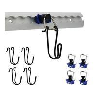 4 crochets pour rails Airlin Single Ferrure d'extrémité - pour les applications les plus diverses -
