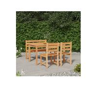 vidaXL Ensemble de jardin 4 pièces en teck massif