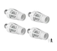 Lunartec 4 douilles de lampe E27 à détecteur de mouvement