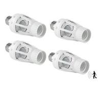 Lunartec 4 douilles de lampe E27 à détecteur de mouvement