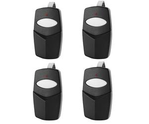 4 DTC pour Linear Delta 3 Télécommande 8 DIP Switch Digit 310 MHz | Remplacement DTD DNT00002A DNT00017A DT DTA DT2D Gate Control Remote Transmitter avec 2 clips de visière 1 bouton