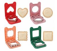 4 Emporte-pièces sandwich, coupe-sandwich scelleur en 4 formes | Emporte-pièces à pain en PP et inox pour couper et sceller le pain de mie, pour petit-déjeuner, bento, école et pique-nique