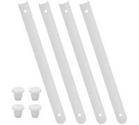 4 Ensembles De Glissières De Tiroir D'armoire, Support De Rail De Tiroir En Plastique De 7 Pouces, Glissières De Tiroir À Roulement À Billes, Glissières De Tiroir D'extension