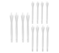 4 Ensembles Ensemble de Cuillères Distributrices Manuelles | Trois Pièces Diy, Barre de Mélange Incluse, Finition Argenté, Anti-rouille et Facile à Nettoyer
