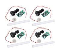 4 Ensembles Module D’atomisation DIY Micro USB | Carte de Circuit, Usage pour Incubation et Expériences Scientifiques, Mèche Coton et Support