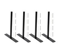 4 Ensembles Support de Fixation D'étagère Invisible, Forme T | Montage Mural Discret, Structure Stable et Lisse, pour Rangement DIY et Atelier, Lot de Sets de Pièces
