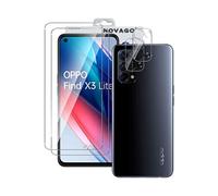 4 Films de protection pour Oppo Find X3 Lite 5G [2 écran + 2 objectif]