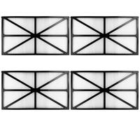 4 filtres à motif ultra-fins, cartouches de remplacement lavables