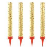 4 fontaines des glaces 12cm - partydeco ft1-12-4 Jaune G