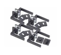 AGT 4 garnitures de porte, dont 1 pour WC/salle de bains